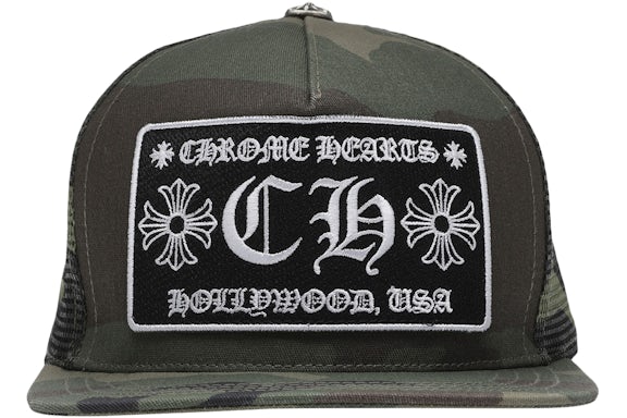 Chrome Hearts CH Hollywood Camo Trucker Hats Chrome Hearts CH Hollywood Camo Trucker Hats