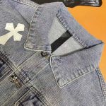 Chrome Heart Denim embroidered jacket