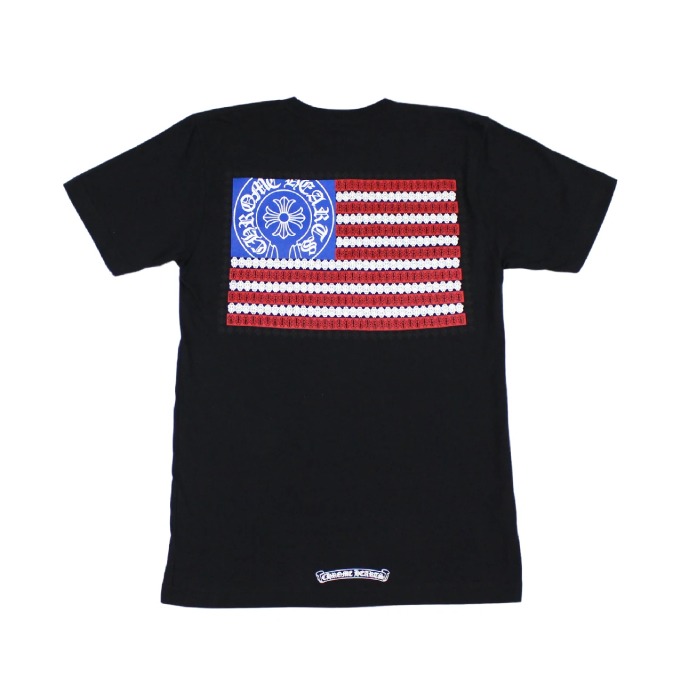 Chrome Hearts Mattyboy American Flag T-Shirt Chrome Hearts Mattyboy American Flag T-Shirt