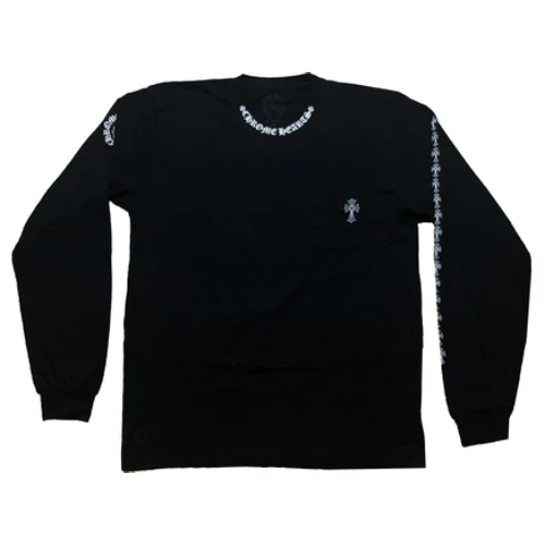 Chrome Hearts Neck Logo Cross Sleeve Sweatshirt Chrome Hearts Neck Logo Cross Sleeve Sweatshirt