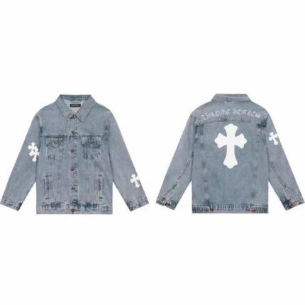 Chrome Heart Denim embroidered jacket