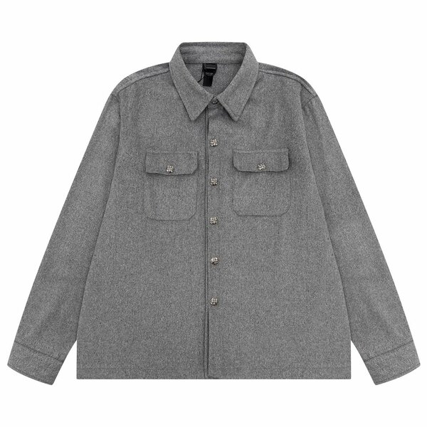 Chrome Heart Wool twill button coat Chrome Heart Wool twill button coat