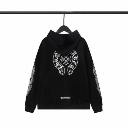 Chrome Hearts Black Zipper Hoodie