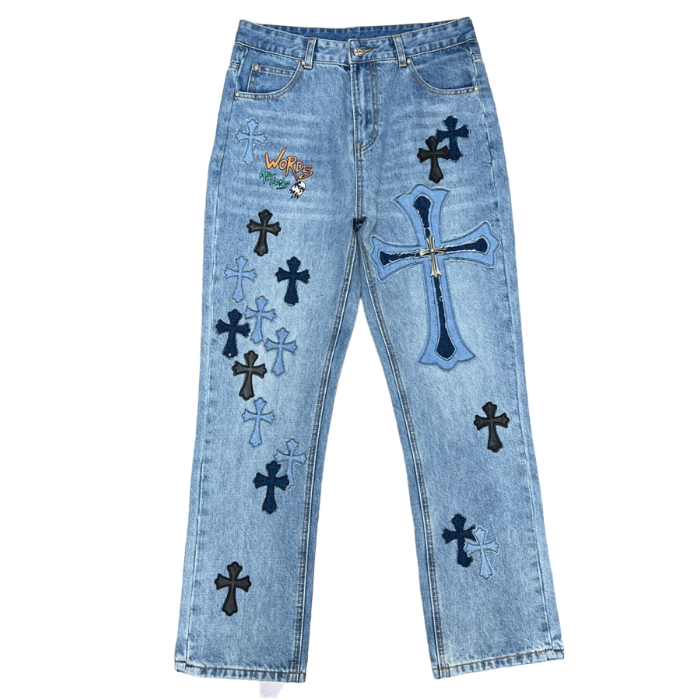 Chrome Hearts Denim Words Jeans Chrome Hearts Denim Words Jeans