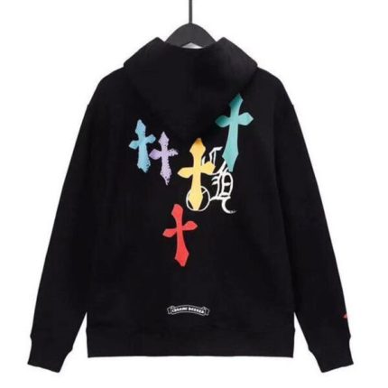 Chrome Hearts Black Zip Up Hoodie