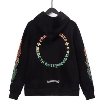Chrome Hearts Black Zip Up Hoodie