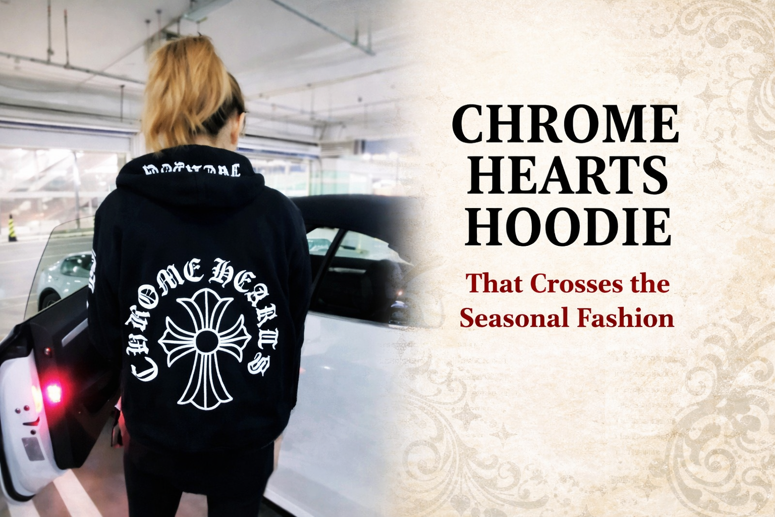 Chrome Hearts Hoodie That Crosses the Seasonal Fashion