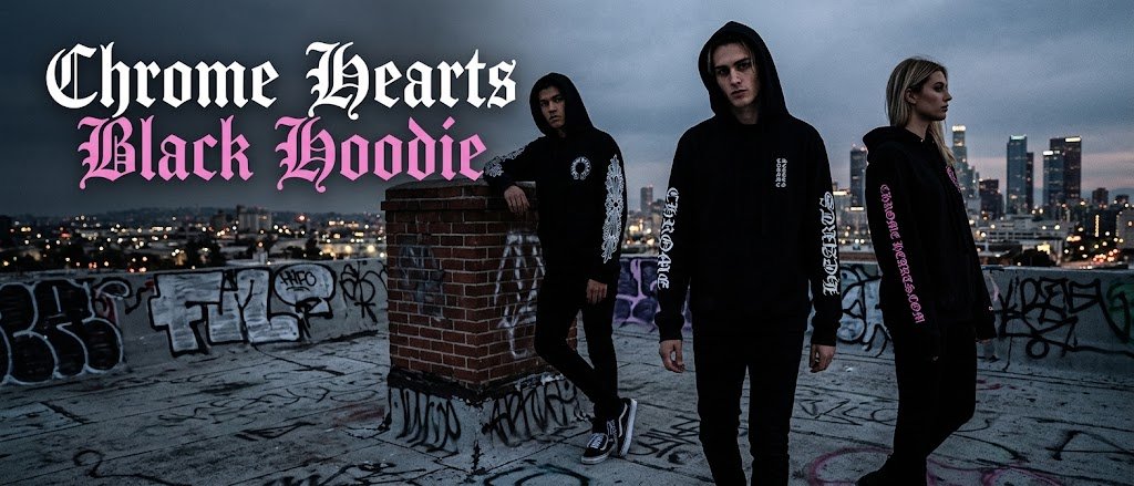 Chrome Hearts Black Hoodie